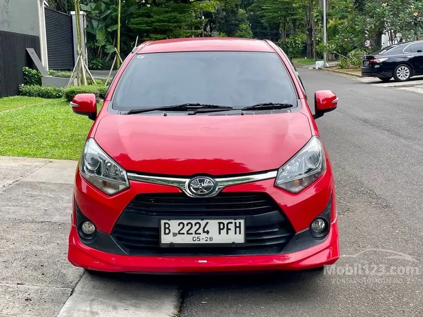 Jual Mobil Toyota Agya 2018 TRD 1.2 di DKI Jakarta Automatic Hatchback Merah Rp 118.000.000