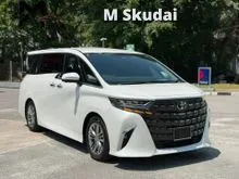 2025 Toyota Alphard 2.5 Z SUNROOF 4CAM 5A 4K KM 5YRS TOYOTA WARRANTY