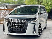 2019 Toyota Alphard 2.5 Sc Full Spec JBL 17 Speaker Surround Camera Rear Entertainment SunRoof Inner View Mirror Blind Spot Mirror Unregistered