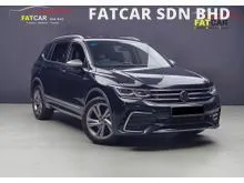 2024 Volkswagen Tiguan 2.0 Allspace R-Line 4MOTION IQ.Drive SUV #Full Service Record By Volkswagen Malaysia # Under Warranty Till 2029 By Volkswagen