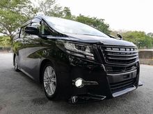 2015 Toyota Alphard SA 2.5 Alpine Audio/Sunroof Unregister