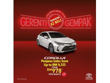 2020 Toyota Corolla Altis Penjana Promo Save up to RM 10,333 - EZbeli Loan Low Installment From RM 978