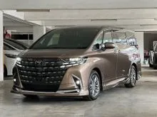 Limited Stock Offer Unreg 2025 Toyota Alphard 2.5 Z Modelista Bodykit *6 Year Unlimited Mileage Warranty (Open Service)*