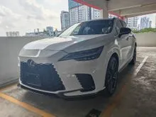 2023 Lexus RX 350 2.4 F-Sports - 6 YEARS WARRANTY - READY STOCK - RED INTERIOR ORANGE CALIPER UNREG