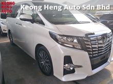 2015 Toyota Alphard 2.5 SC JBL THEATER SOUND SYSTEM PRE CRASH STOP SYSTEM MEMORY SEMI LEATHER PILOT SEATS POWER BOOT 360 SURROUND CAMERA FREE WARRANTY