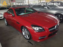 2014 Mercedes-Benz SLK200 1.8 AMG Spec Panaromic Roof Local AP Unreg (PRICE ZERO GST)
