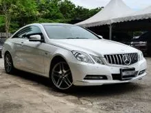 2012 Mercedes-Benz E250 1.8 AMG Coupe * LOW MILEAGE * UNDER WARRANTY * 1OWNER * ORIGINAL PAINT * REGISTRATION CARD ATTACHED
