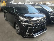 2017 Toyota Vellfire 2.5 ZG Spec Sunroof Power Boot 2 Power Door Bodykit Local AP Unreg