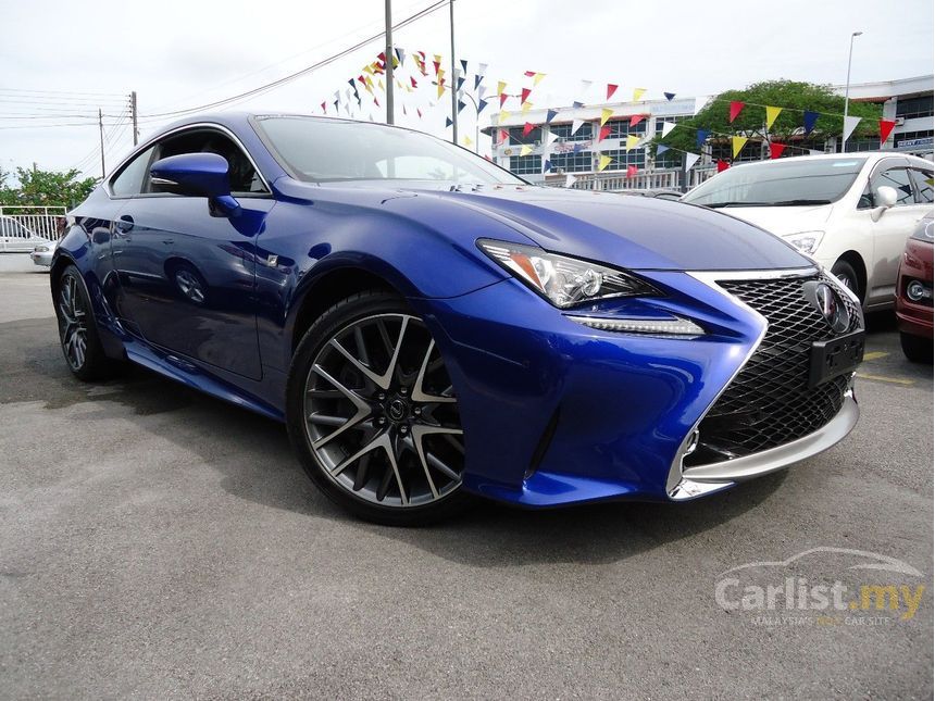 Recon Lexus RC350 F-SPORT 3.5 V6 Luxury Coupe (Sport Blue) - Carlist.my