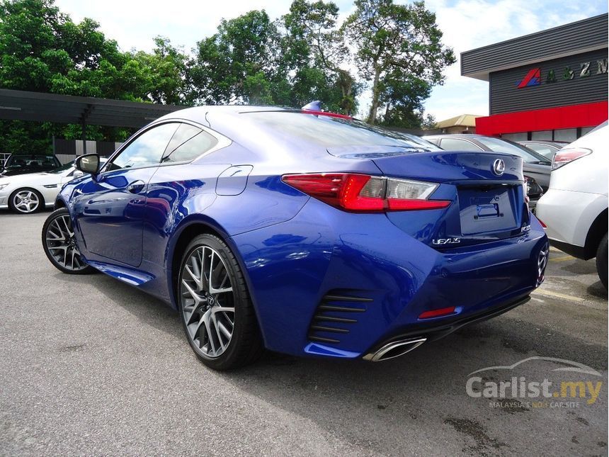 Recon Lexus RC350 F-SPORT 3.5 V6 Luxury Coupe (Sport Blue) - Carlist.my