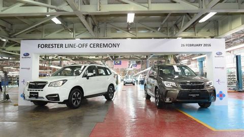 2016 Subaru Forester CKD production begins