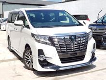 2016 Toyota Alphard 2.5 SC MPV SUN ROOF PILOT SEATS POWER BOOT UNREGISTERED