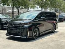 2025 Toyota Vellfire 2.4 Z Premier Grade 5-A Black Leather Side Step