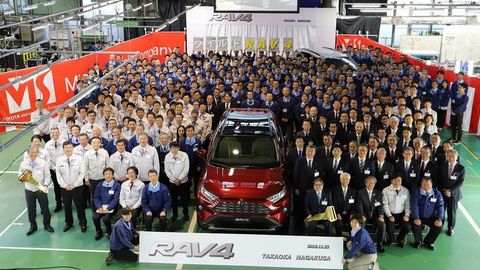 Toyota Commences Production Of All-New RAV4 In Japan