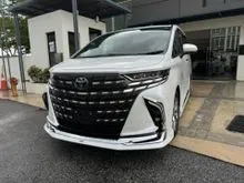 2023 Toyota Alphard 2.5 Z 5AA HUD 4cam Twin-roof Modellista Spec Fully Loaded GRADE 5AA unreg