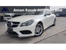 2014 Mercedes-Benz E250 2.0 AMG Coupe 4 Camera Pre Crash Japan Spec Unreg For Sale NO GST