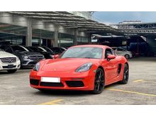 2017 Porsche 718 2.0 Cayman Sport Chrono with Sport Seater Price Nego Offer Discount