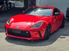 OFFER UNREG 2022 Toyota GR86 2.4 RZ Coupe RED / FREE 6 YEAR WARRANTY/ PROCESSING FEE RM1350