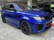 Recon 2020 UK UNREG TWO TONE INTERIOR Land Rover Range Rover Sport 5.0 SVR SUV ( PANORAMIC ROOF, RED/BLACK LEATHER SEAT, 22 INCH SPORT RIMS )