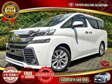 2017 Toyota Vellfire 2.5 Z A Edition MPV **PRICE Included SST**CLEARANCE SALES**2 POWER DOOR**UNREG**JAPAN SPEC