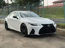 2021 Lexus IS300 F-Sport 2.0t Mode Black (Black Interior,18k only, 4cam, Lexus Thick Carmat)