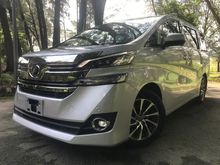 2015 Toyota Vellfire 3.5 VL MPV**PREMIUM WARRANTY**JBL HOME TEATHER**SURROUND CAMERA**SHOWROOM UNIT**PRICE NEGO**
