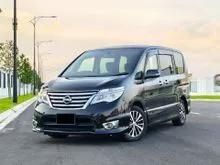 2017 Nissan SERENA 2.0 PREMIUM H/STAR S-HYBRID Full Spec Power Door MPV