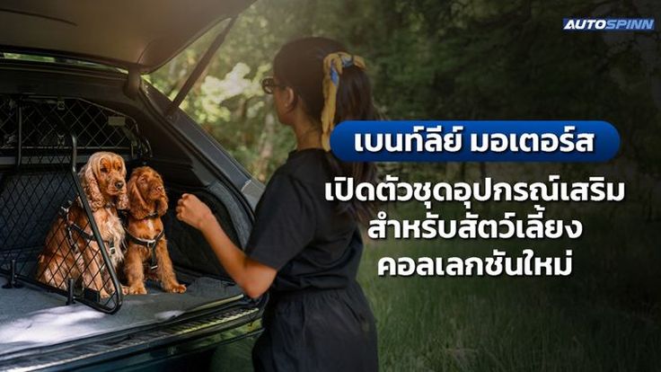 Bentley Motors เปิดตัวชุดอุปกรณ์เสริมสำหรับสัตว์เลี้ยงคอลเลกชันใหม่