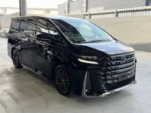 2025 Toyota Vellfire 2.4 Z Premier Black Interior Black Leather Ready Stock