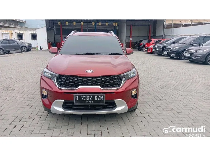 Jual Mobil KIA Sonet 2021 Premiere 1.5 di DKI Jakarta Automatic SUV Merah Rp 221.000.000