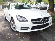 2014 Mercedes-Benz SLK200 1.8 AMG Convertible UK Spec UNREGISTERED + AMG Paddle Shift Steering + AMG Exhaust + Like Brand New (CALL FOR BEST PRICE!)