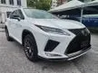 Recon 2021 Lexus RX300 2.0 F Sport BSM/HUD/Sunroof/Full Security System NewFacelift - Cars for sale