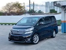 2011 Toyota Vellfire 2.4 Z Platinum Luxury MPV