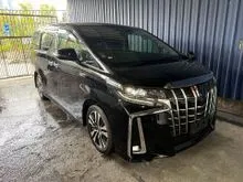 2021 Toyota Alphard 2.5 G SC PILOT SEAT ** 3 EYE LED HEADLIGHT / ROOF MONITOR / FULL LEATHER SEATS ** AVAILABLE DIM / BSM / JBL SPEC ** 8 YR WARRANTY
