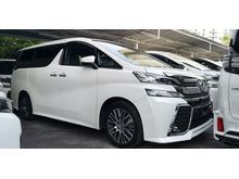 2015 Toyota Vellfire 2.5 ZG / PILOT SEATS / JBL SOUND / READY STOCK NO NEED WAIT / TIPTOP CONDITION