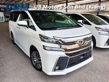2015 Toyota Vellfire 2.5 Z G Edition - Crazy Sales - New Arrival Stock - Actual Mileage - Tiptop Condition - Many Units - KL AP - 2018 Year End Sales