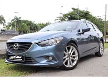 2014 Mazda 6 2.5 SKYACTIV-G Touring Wagon / FULL SERVICES RECORD / 3 YEARS WARRANTY ENGINE GEARBOX ECU ECM / UNLIMITED MILEAGE CLAIM / MEMORY SEAT