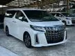 Recon 2022 Toyota Alphard 2.5 G S C Package MPV RAYA PROMO FREE (FOC Warranty, Tinted, Carpet, Petrol, Service, Polish, Wash & Wax)