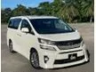 Used 2014/2017 Toyota Vellfire 2.4 GOLDEN EYE II MPV Good Condition - Cars for sale