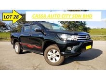 2018/19 Toyota Hilux 2.4 G 4X4 LIKE NEW LUCKY DRAW CAR