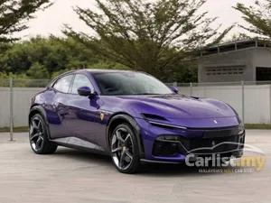2025 Ferrari Purosangue 6.5 SUV (ATELIER CAR 95K OPTIONS) Violetto Dino Metallic, Full Body PPF, Exterior Carbon Fibre Pack, Dimmable Panoramic Roof