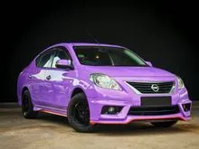 2014 Nissan Almera 1.5 VL Sedan Full Spec KeyLess & Push Start Special Colour Purple Tip Top Condition