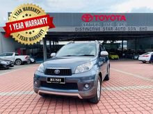 2013 Toyota Rush 1.5S (AT) +FREE 1 YEAR WARRANTY +FREE 1 YEAR SERVICE BY AUTHORIZED TOYOTA DEALER