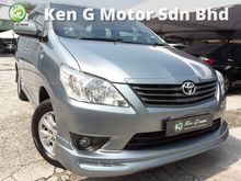2013 Toyota Innova 2.0 E MPV FULL BODYKIT LEATHER SEAT
