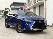 2017 Lexus RX 200t 2.0 F Sport SUV (A) Beige Interior / F-Sport / Panaromic View Monitor / 3 Eyes Headlamp / Rear Electric Seat