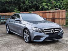 ( 9G-TRONIC ) 2018 MERCEDES-BENZ E200 AMG-LINE SEDAN UNREG - ORI MILEAGE 30,000KM - 181 HORSEPOWER - TOUCH SENSITIVE STEERING WHEEL - REVERSE CAMERA
