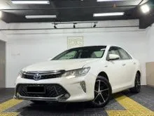 2016 Toyota Camry 2.5 Hybrid Sedan(A)FACELIFT HIGH SPEC/REVERSE CAMERA/ TWO SIDE POWER SEAT/ DUAL ZONE AIRCOND CONTROL / F.LEATHER SEAT/ FREE WARRANTY