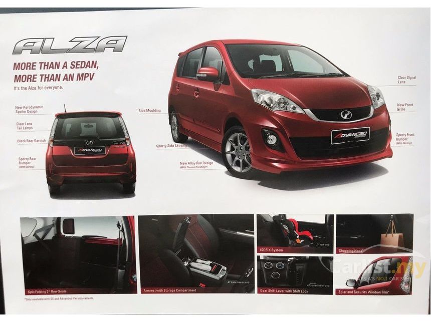 New 2017 Perodua Alza 1 5 Advance Cash Rebate More Free Gifts Carlist My