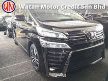 2018 Toyota Vellfire 2.5 Z G Edition MPV INC SST 2 YEARS WARRANTY Sunroof 360 cam Pre Crash Lane Keeping Assist Full Spec Unreg