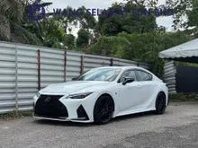 UNREG 2021 Lexus IS300 2.0 F-Sport Mode Black / Mark Levinson / TRD Bodykit / Sunroof / Grade 5A / Tip Top Condition